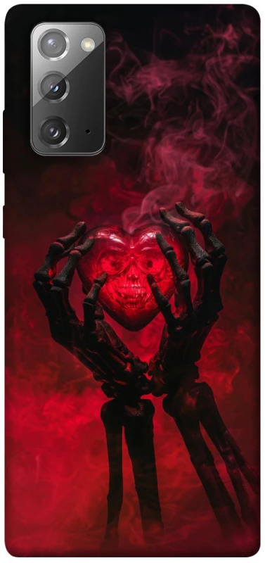 Чохол на Samsung Galaxy Note 20 Heart in the hands of a skeleton фото 1 з 1