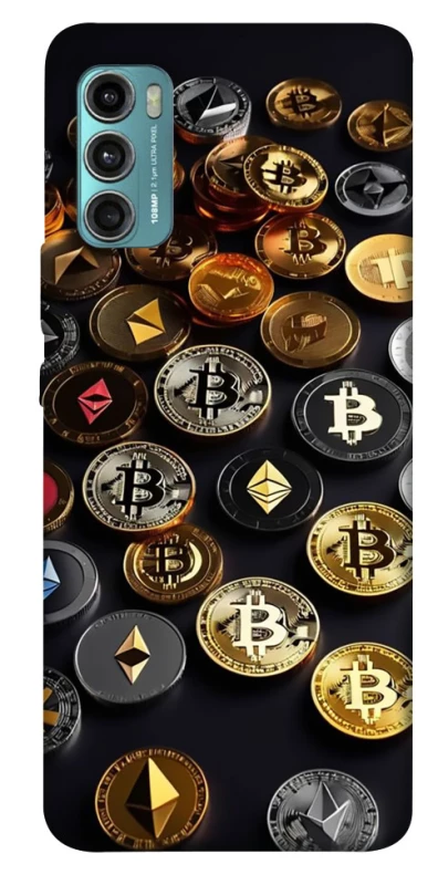 Чохол на Motorola Moto G60 Many coins фото 1 з 1
