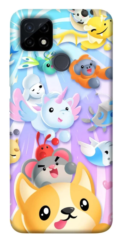 Чехол на Realme C12 Adopt Me Rainbow Pet Parade фото 1 из 1