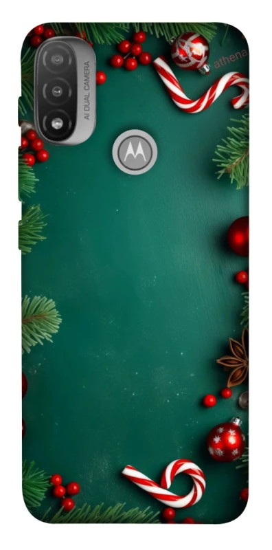 Чохол на Motorola Moto E20 Новорічний v35 фото 1 з 1
