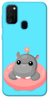 Чехол на Samsung Galaxy M30s / M21 Adopt Me Hippo Floatie фото 1 из 1