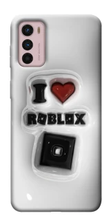 Чехол на Motorola Moto G42 I love Roblox фото 1 из 1