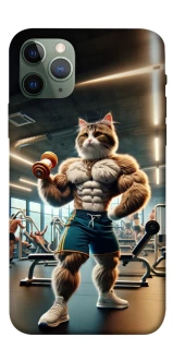 Чехол на Apple iPhone 11 Pro (5.8") Качок кот фото 1 из 1