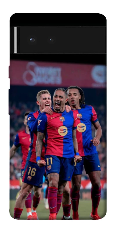 Чехол на Google Pixel 6 FC Barcelona team фото 1 из 1