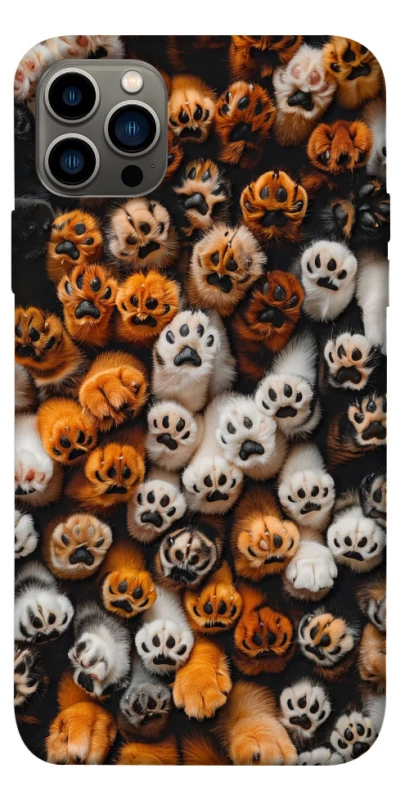 Чехол на Apple iPhone 12 Pro (6.1") Сat paws фото 1 из 1
