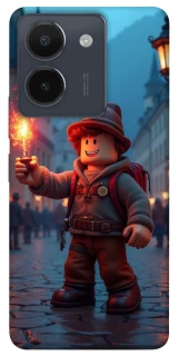 Чохол на Vivo Y36 Roblox Fire Logo Blue Flames фото 1 з 1