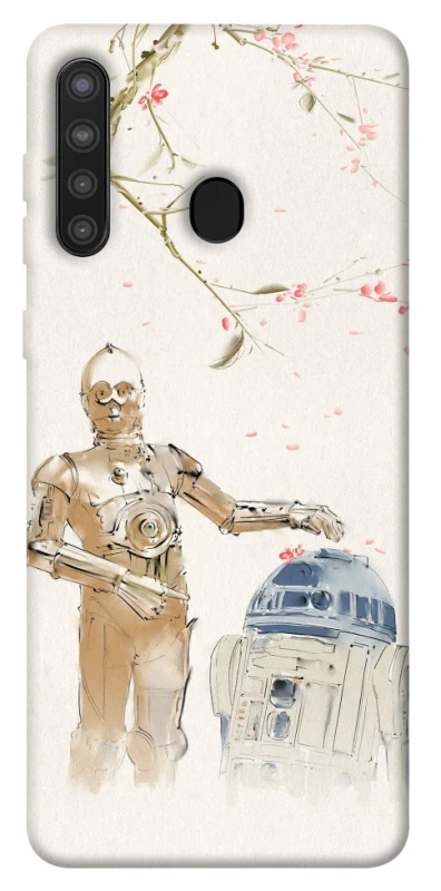 Чохол на Samsung Galaxy A21 Star Wars robots фото 1 з 1
