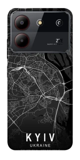 Чехол на ZTE Blade A54 4G Kyiv map фото 1 из 1