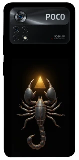 Чехол на Xiaomi Poco X4 Pro 5G Scorpio with Golden Triangle фото 1 из 1