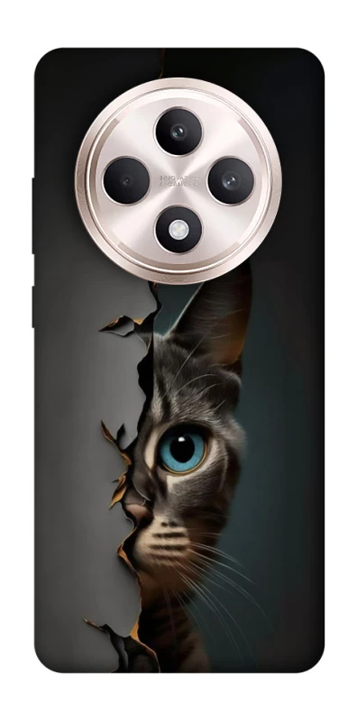 Чохол на Oppo Reno 12 F 4G/5G Кіт-підглядач v2 фото 1 з 1
