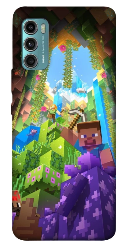 Чехол на Motorola Moto G60 Minecraft forever фото 1 из 1