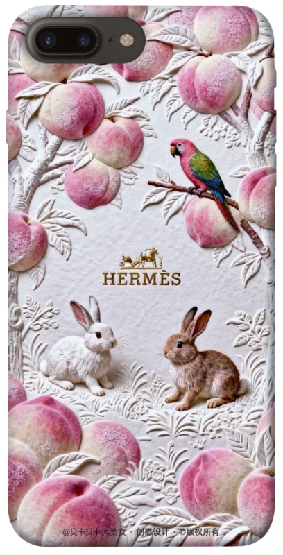 Чехол на Apple iPhone 7 plus / 8 plus Hermes фото 1 из 1