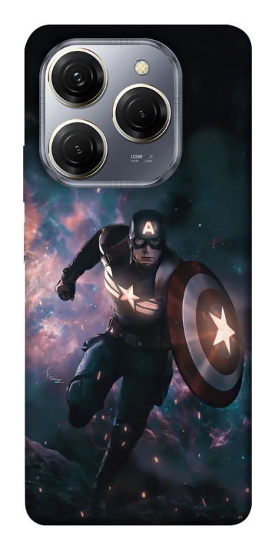 Чохол на TECNO Spark 20 Pro Captain America фото 1 з 1