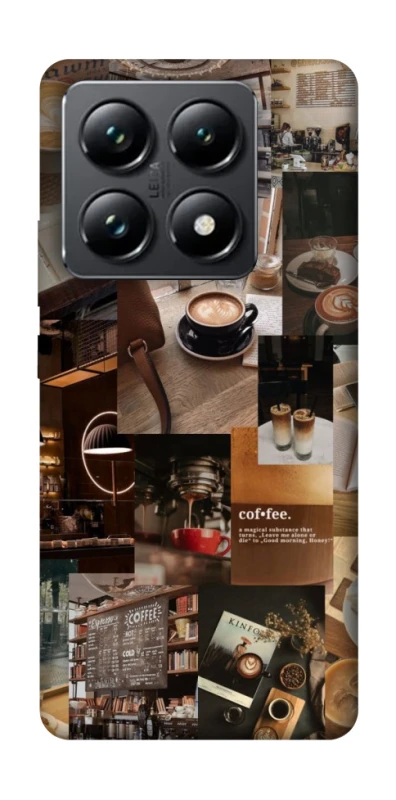 Чохол на Xiaomi 14T Pro Coffee collage ver.2 фото 1 з 1