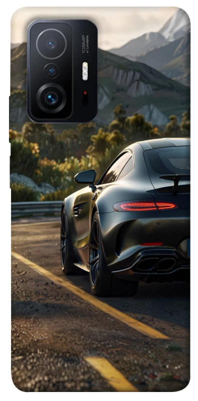 Чехол на Xiaomi 11T / 11T Pro Car in the mountains фото 1 из 1