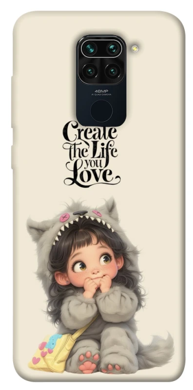 Чохол на Xiaomi Redmi Note 9 / Redmi 10X Create the life you love фото 1 з 1