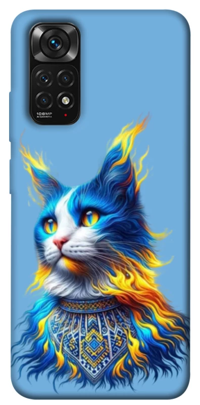 Чохол на Xiaomi Redmi Note 11 (Global) / Note 11S Кіт патріот фото 1 з 1