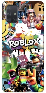 Чохол на Samsung Galaxy A71 Roblox Characters Collage фото 1 з 1