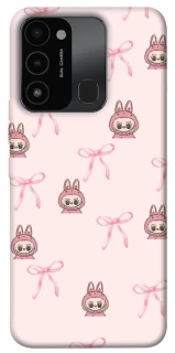 Чохол на TECNO Spark 8C Pink bows and Labubus фото 1 з 1