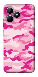 Чехол на Realme Note 50 5G camouflage pink фото 1 из 1