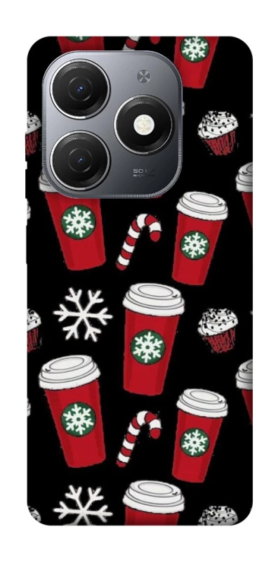 Чехол на TECNO Spark 20 Новогодний v40 фото 1 из 1