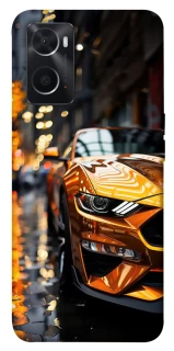 Чохол на Oppo A76 4G Golden sports car фото 1 з 1