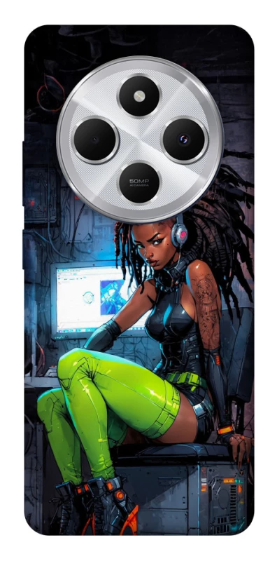 Чехол на Xiaomi Redmi 14C / Poco C75 Cyber girl фото 1 из 1