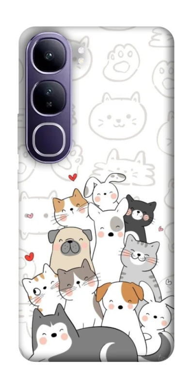 Чехол на Vivo Y300 Funny Pets фото 1 из 1