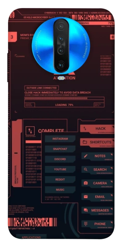 Чехол на Xiaomi Redmi K30 Attention фото 1 из 1