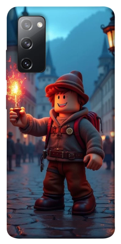 Чохол на Samsung Galaxy S20 FE Roblox Fire Logo Blue Flames фото 1 з 1
