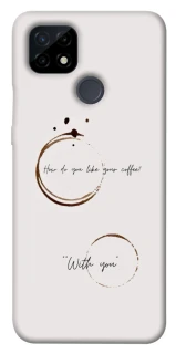 Чохол на Realme C21 Coffee with you фото 1 з 1