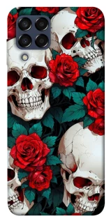 Чохол на Samsung Galaxy M33 5G skull and rose фото 1 з 1