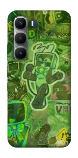 Чехол на Infinix Hot 60 Pro Dandysworld tv green theme фото 1 из 1