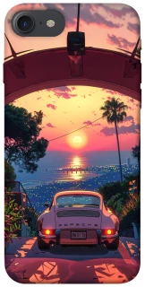 Чехол на Apple iPhone 7 / 8 (4.7") Porsche at sunset фото 1 из 1