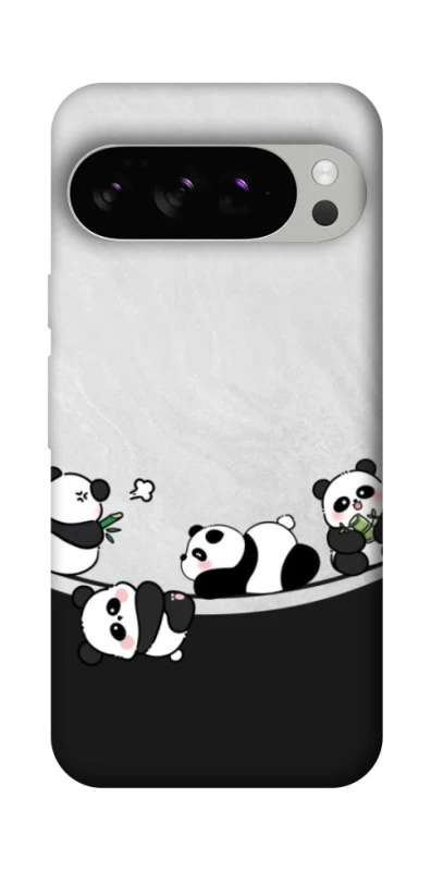 Чохол на Google Pixel 10 Pro Four pandas фото 1 з 1