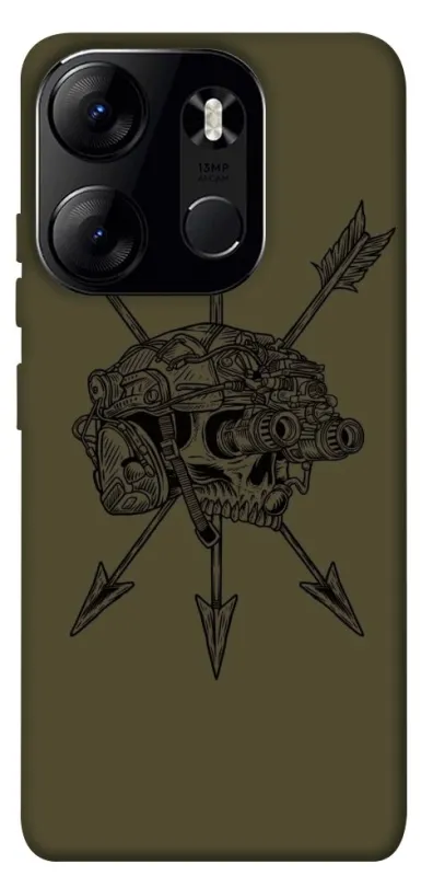 Чохол на Tecno Spark Go 2023 Mil skull фото 1 з 1