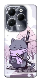 Чохол на Infinix Hot 40 Pro Samurai cat фото 1 Чохол на Infinix Hot 40 Pro Samurai cat фото 1 з 1