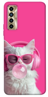Чехол на TECNO Camon 17P Pink kitty фото 1 из 1