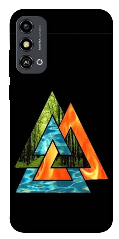 Чехол на ZTE Blade A53 Валькнут v4 фото 1 из 1