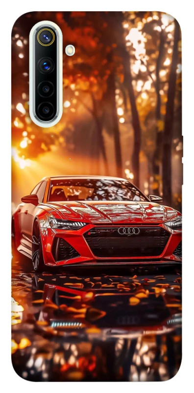 Чехол на Realme 6 Audi at sunset фото 1 из 1