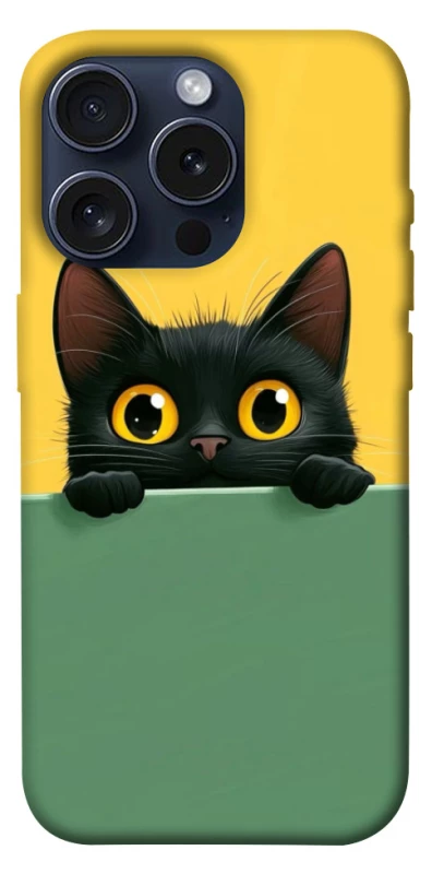 Чохол на Apple iPhone 15 Pro (6.1") Black cat v2 фото 1 з 1