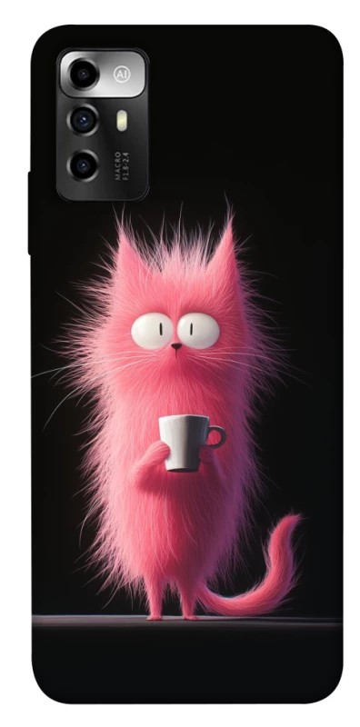 Чехол на ZTE Blade V40 Vita Розовый котёнок фото 1 из 1