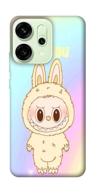 Чохол на Oppo Reno 14 Fluffy Rainbow Labubu фото 1 з 1