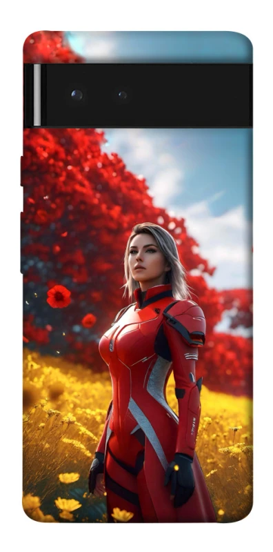 Чохол на Google Pixel 6 Cyber space girl ver.5 фото 1 з 1