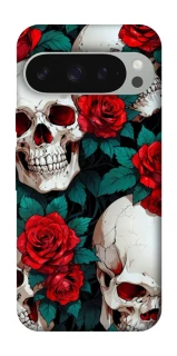 Чохол на Google Pixel 10 Pro XL skull and rose фото 1 з 1