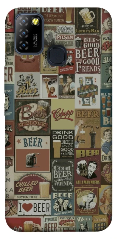 Чохол на Infinix Hot 10 Lite Retro collage ver.1 фото 1 з 1