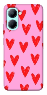 Чехол на Realme C33 Red hearts 2 фото 1 из 1