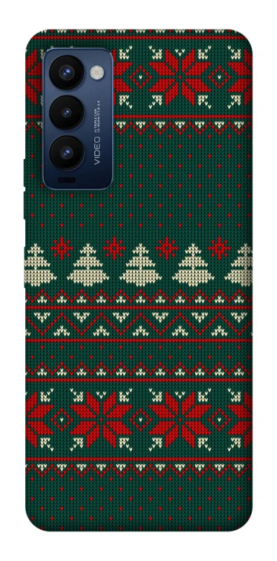 Чохол на TECNO Camon 18 Pro Christmas jumper ver.4 фото 1 з 1