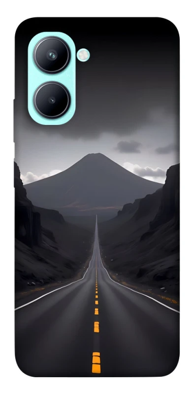 Чехол на Realme C33 Black mountains фото 1 из 1