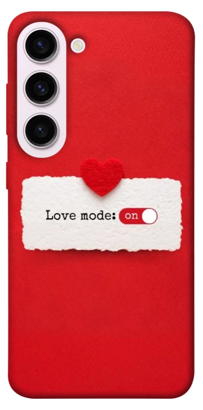 Чехол на Samsung Galaxy S23+ Love Mode ON фото 1 из 1